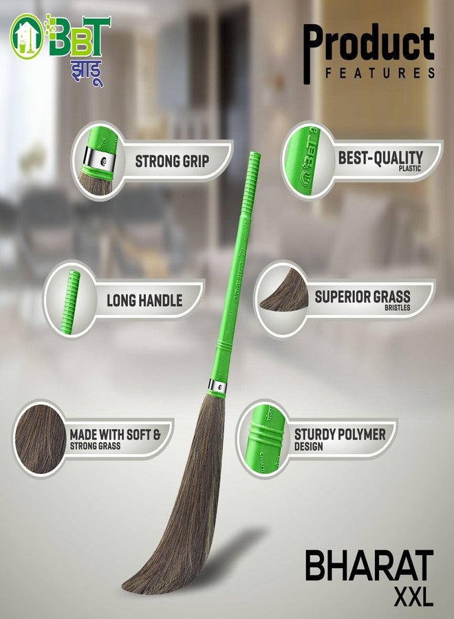 BBT No-Dust Broom, Long Handle, Easy Floor Cleaning (Durable & Multi-use) (2, XXL) - Image 5